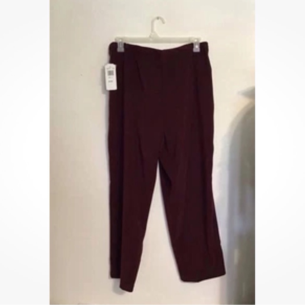Notations women’s burgundy pants. Size 1X - Picture 6 of 9